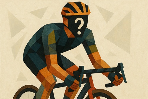Guess the cyclist